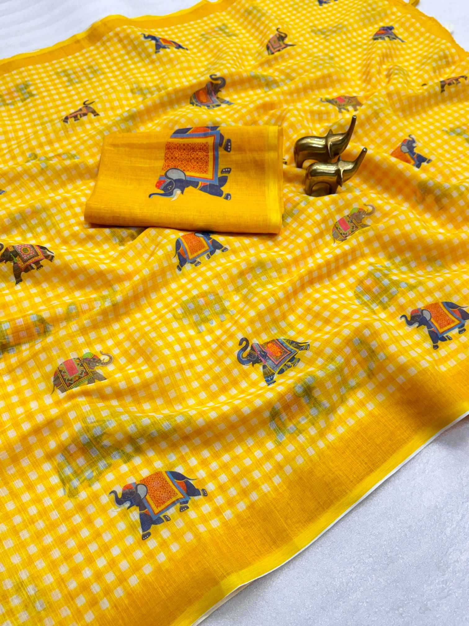 Cotton Printed Saree