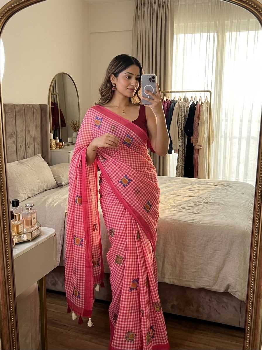 Cotton Printed Saree