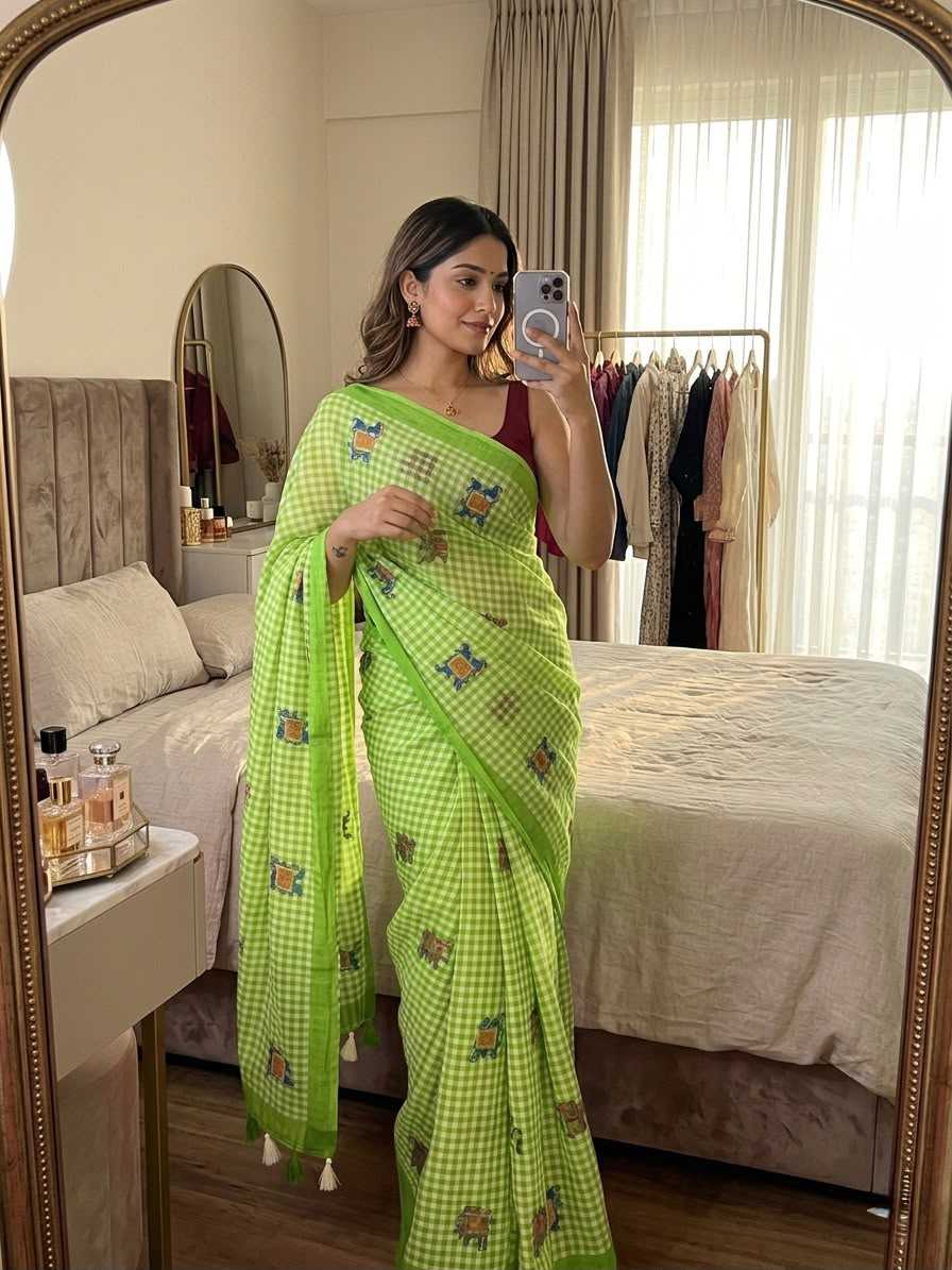 Cotton Printed Saree