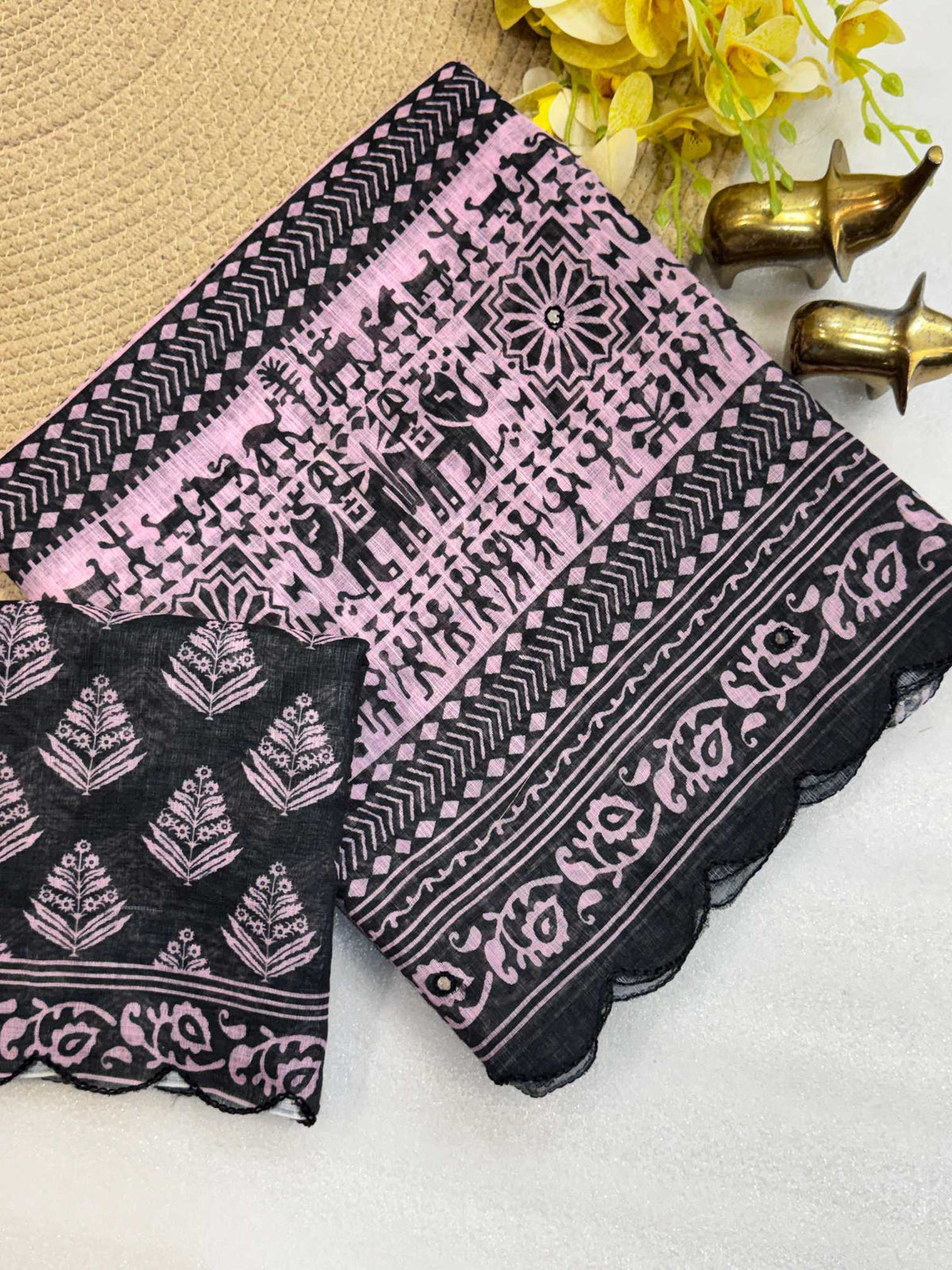 Gajraj Cotton Fancy Saree