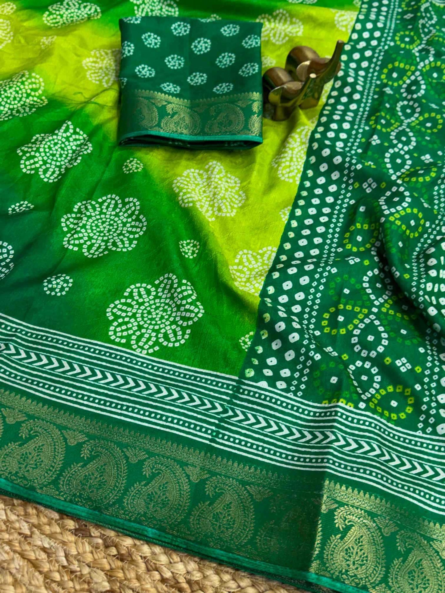 Jacquard Printed Saree