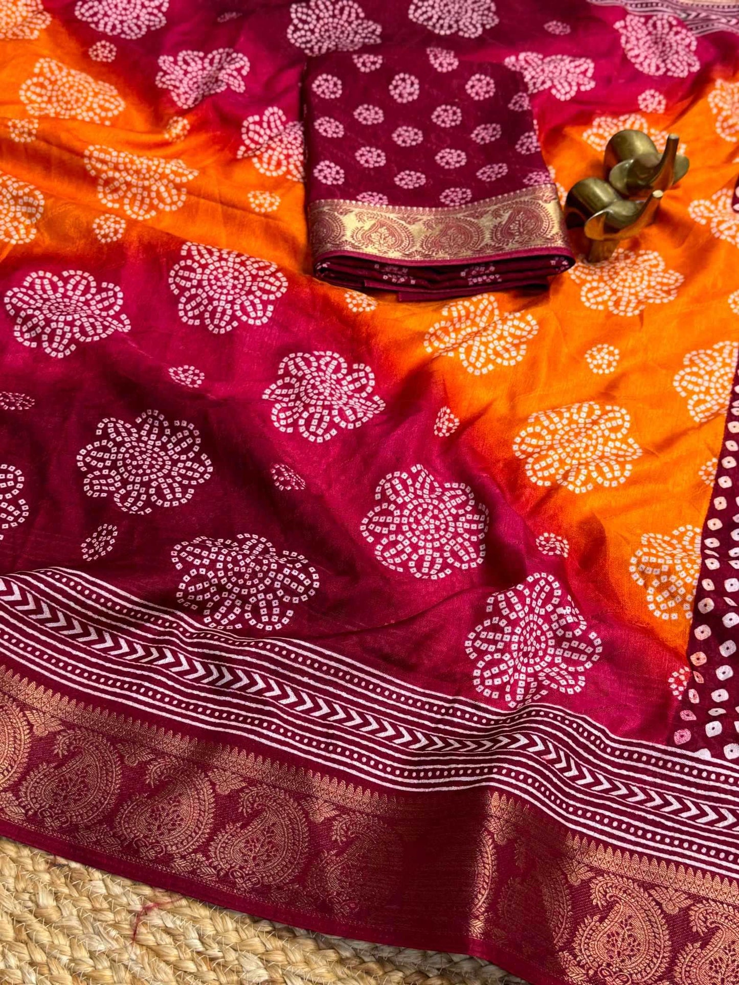 Jacquard Printed Saree