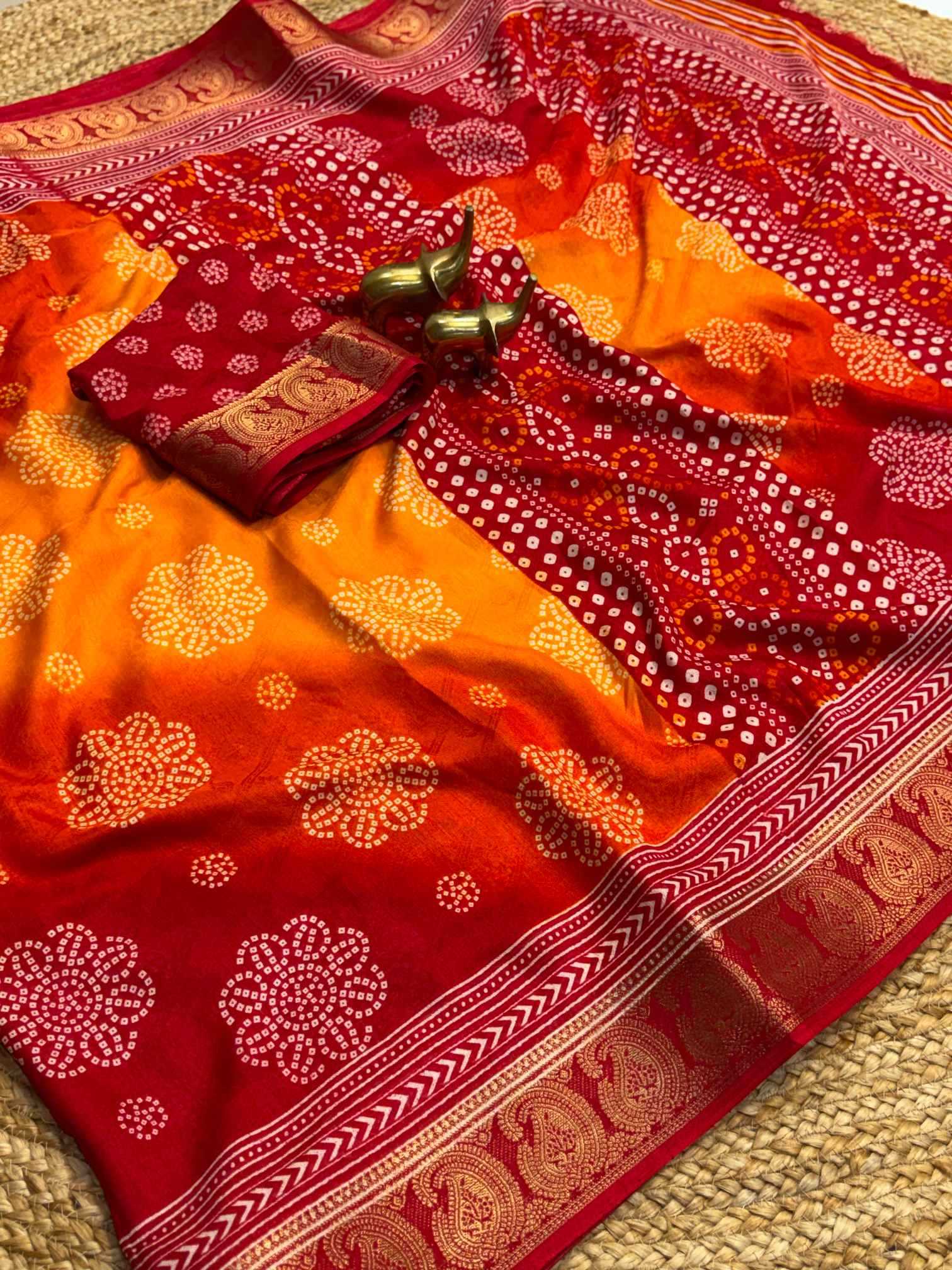 Jacquard Printed Saree