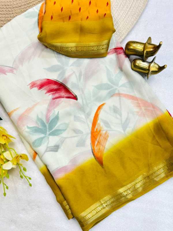 Georgette Printed Saree