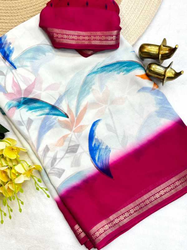 Georgette Printed Saree