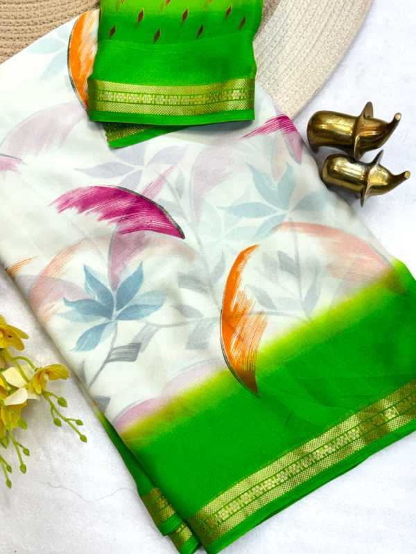 Georgette Printed Saree