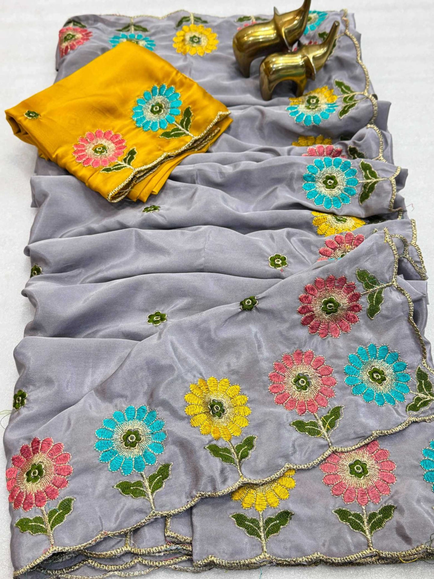 Crepe Silk Saree