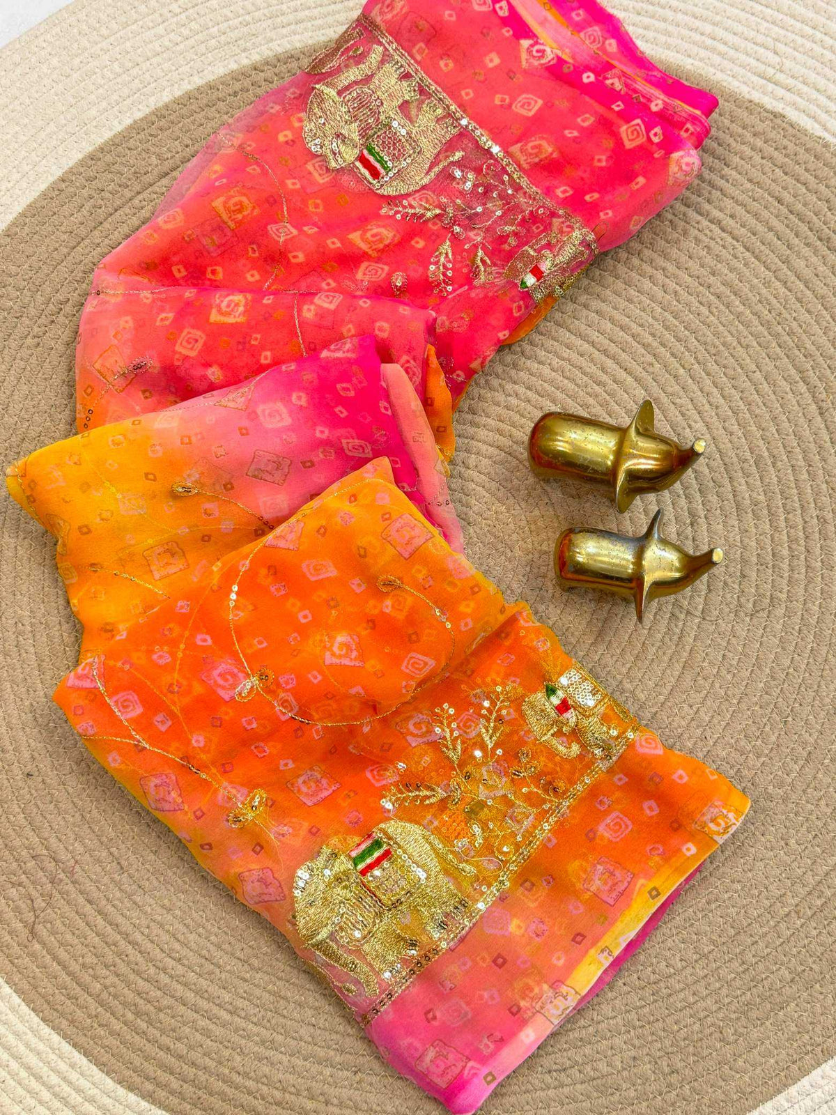 Jinal Georgette Printed Saree