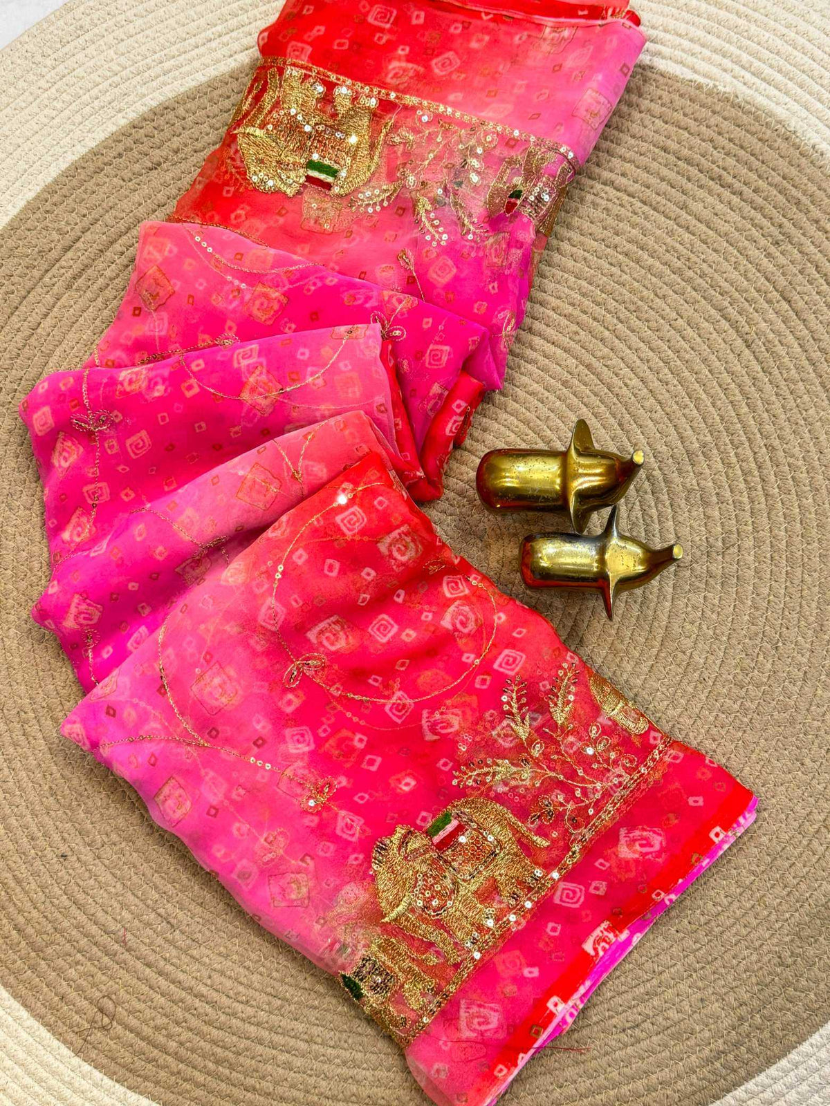 Jinal Georgette Printed Saree
