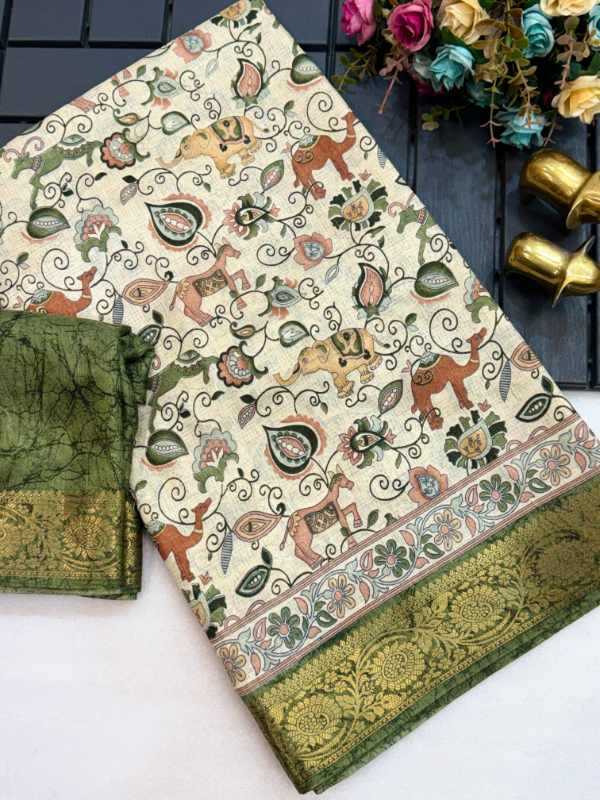 Jacquard Printed Saree