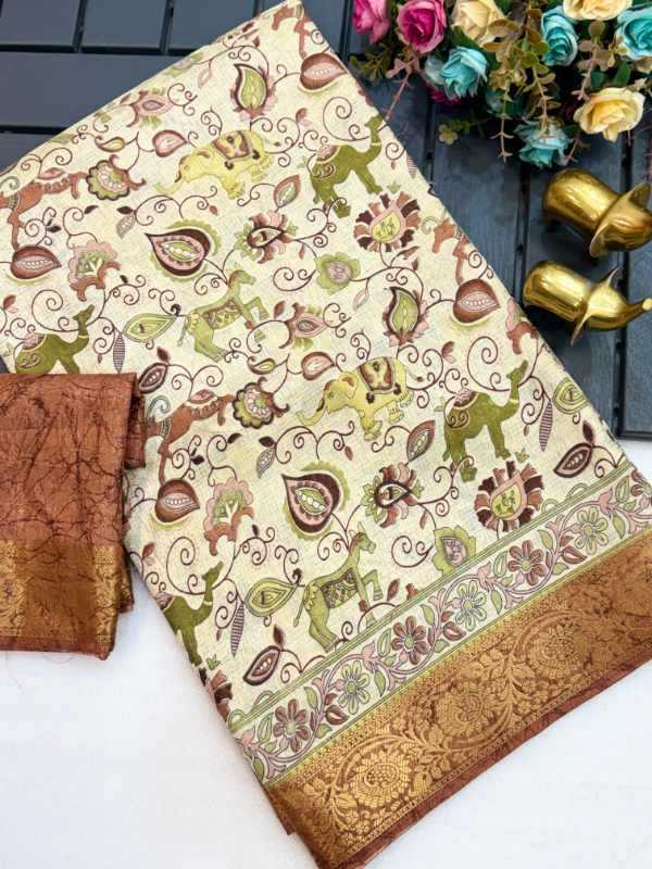 Jacquard Printed Saree