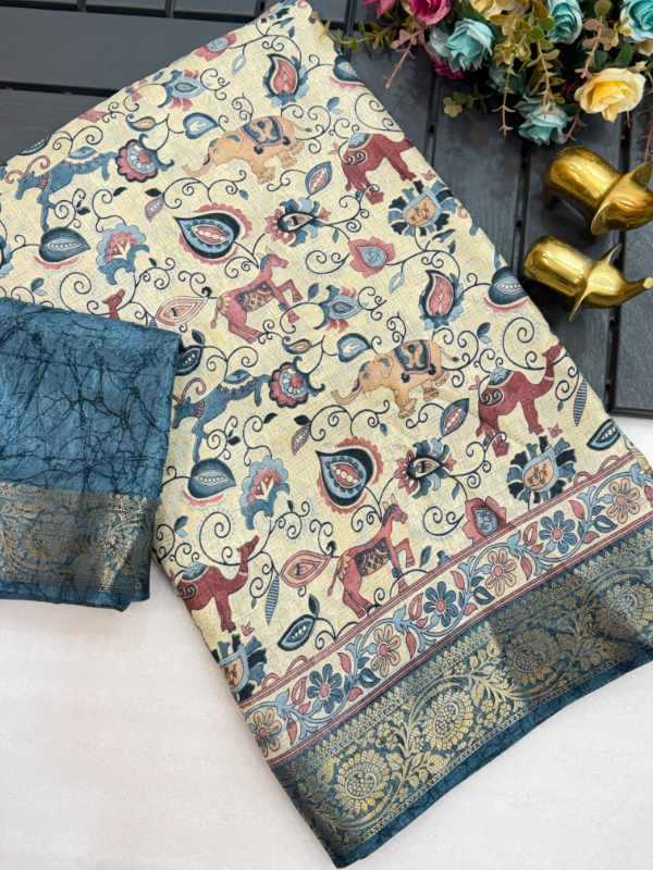 Jacquard Printed Saree