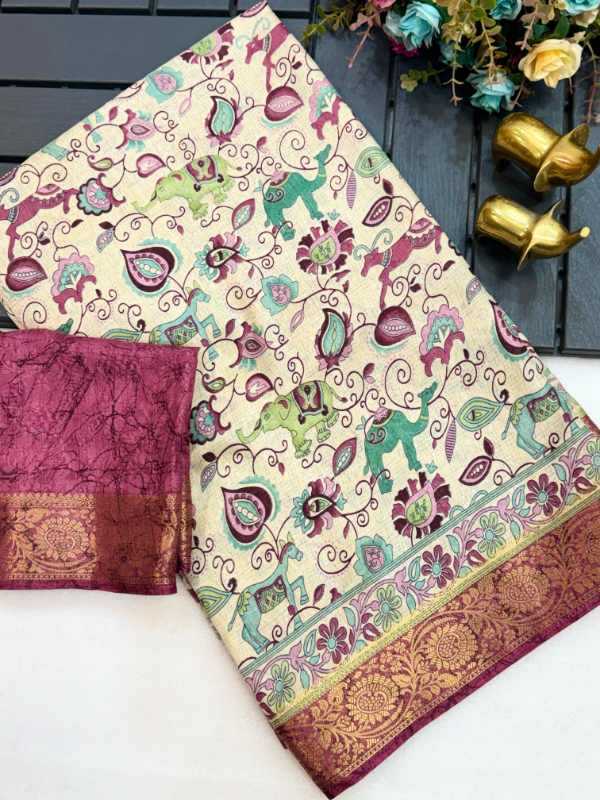 Jacquard Printed Saree