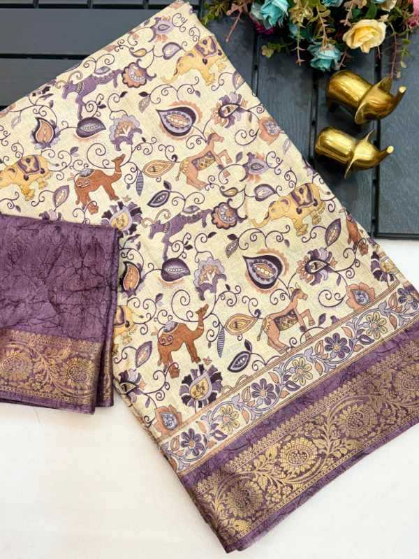 Jacquard Printed Saree
