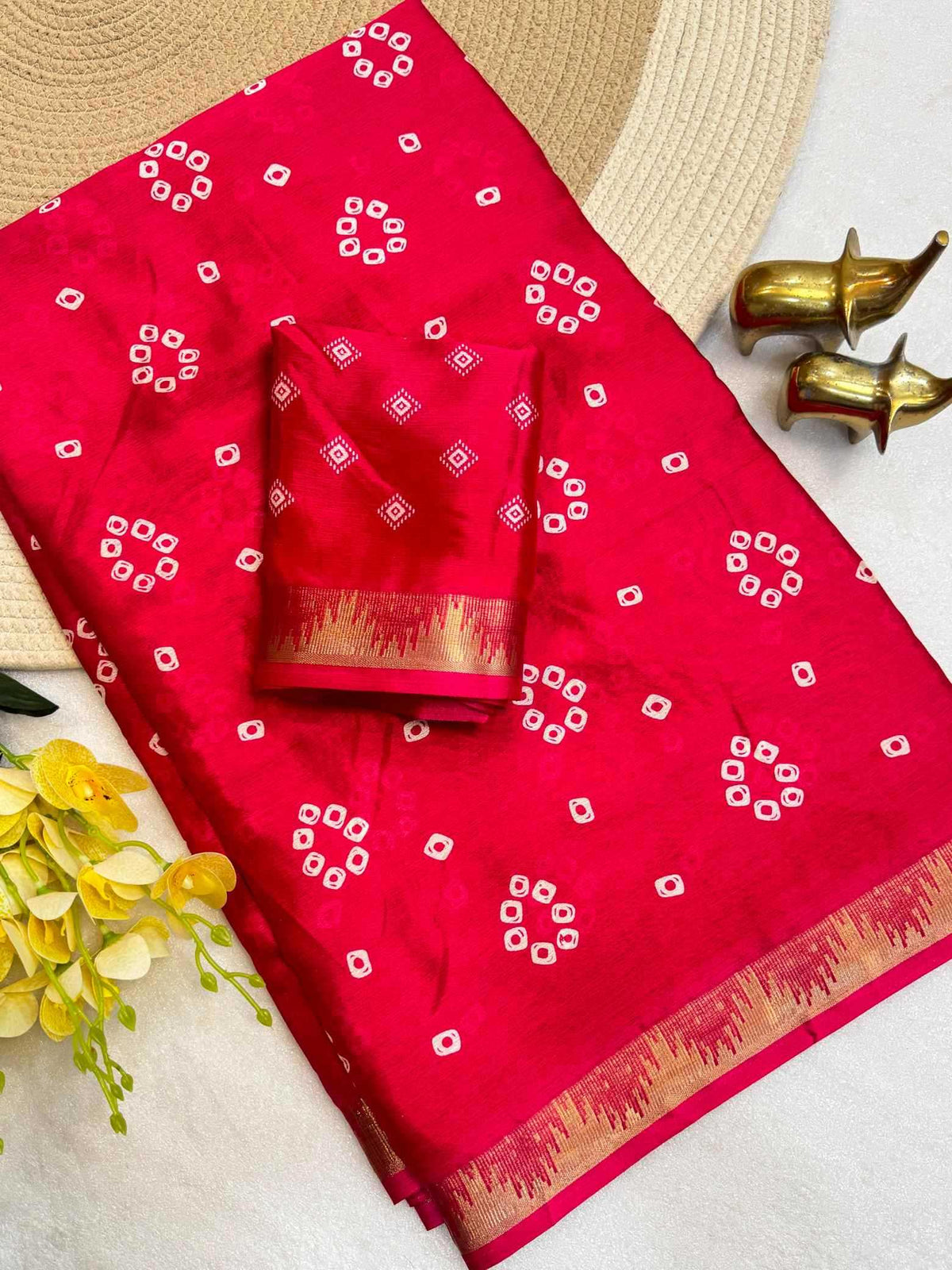 Chinon Silk Heavy Saree