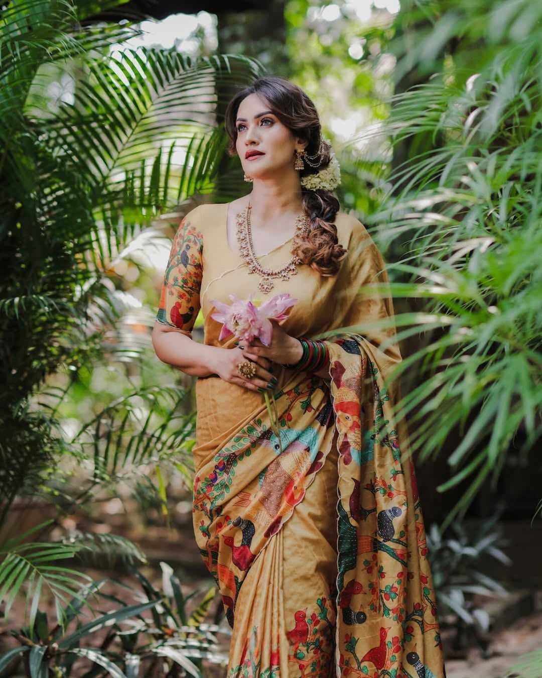 Tussar Silk Traditional Saree