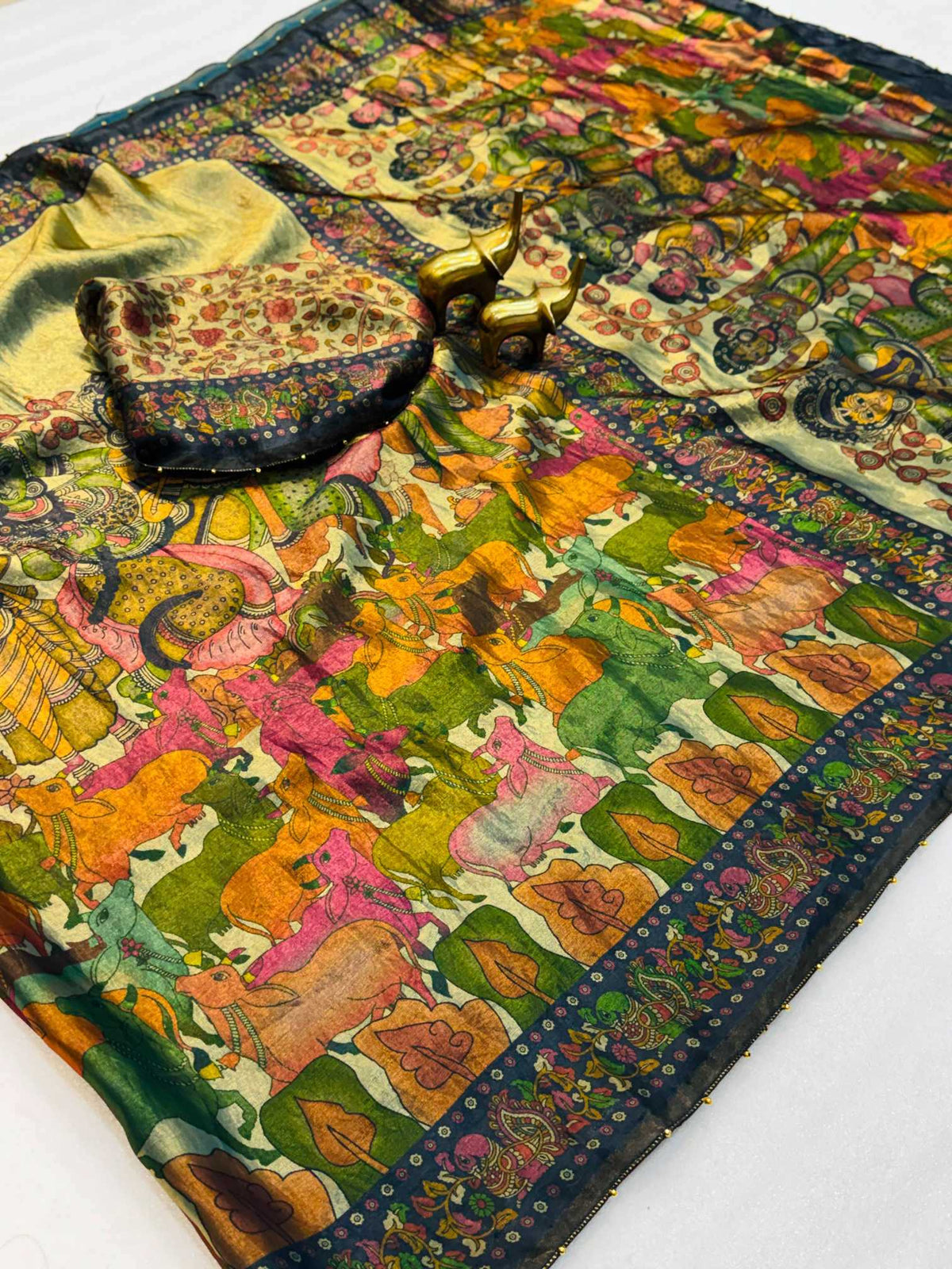 Space Silk Printed Saree