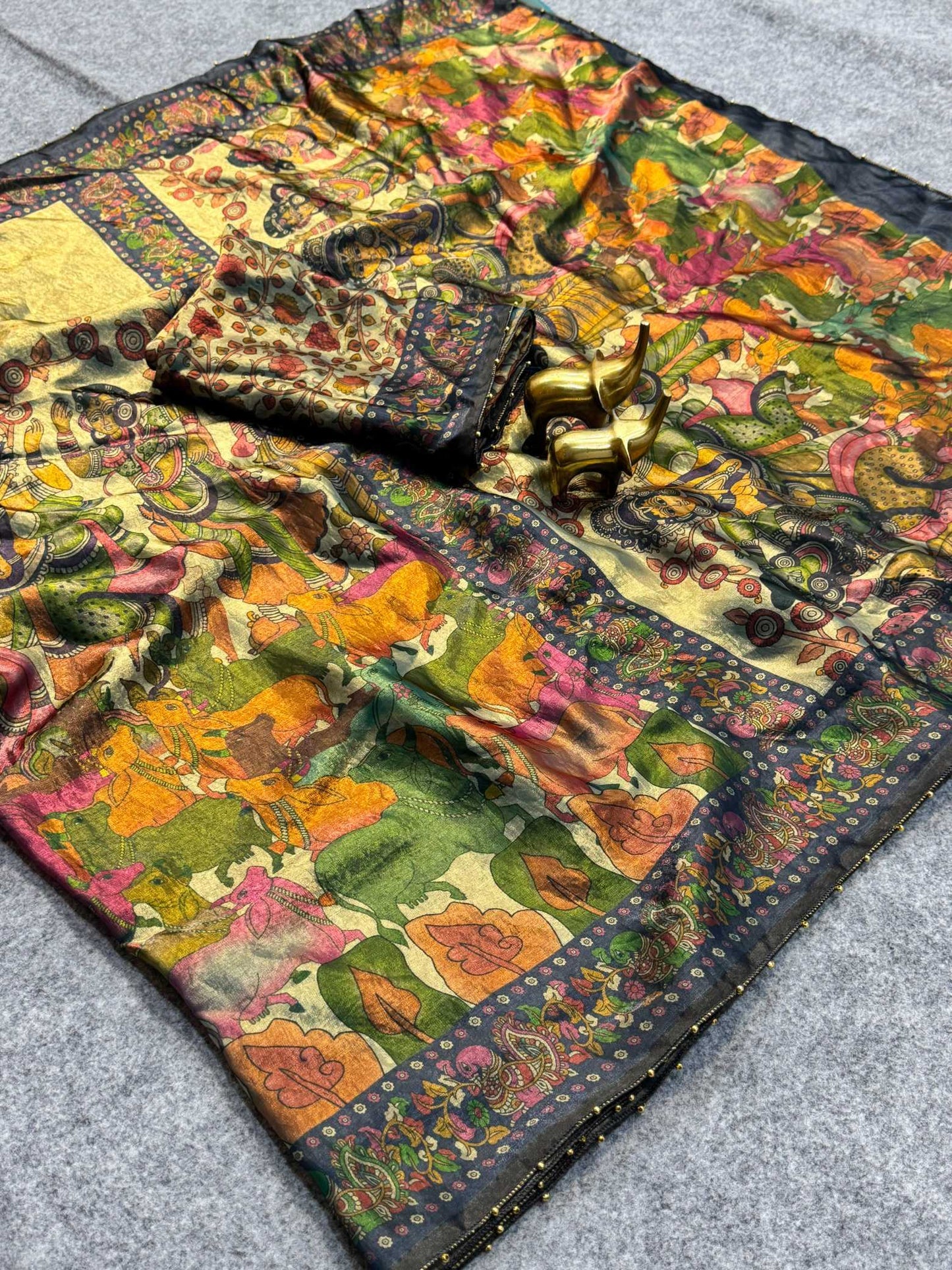 Space Silk Printed Saree