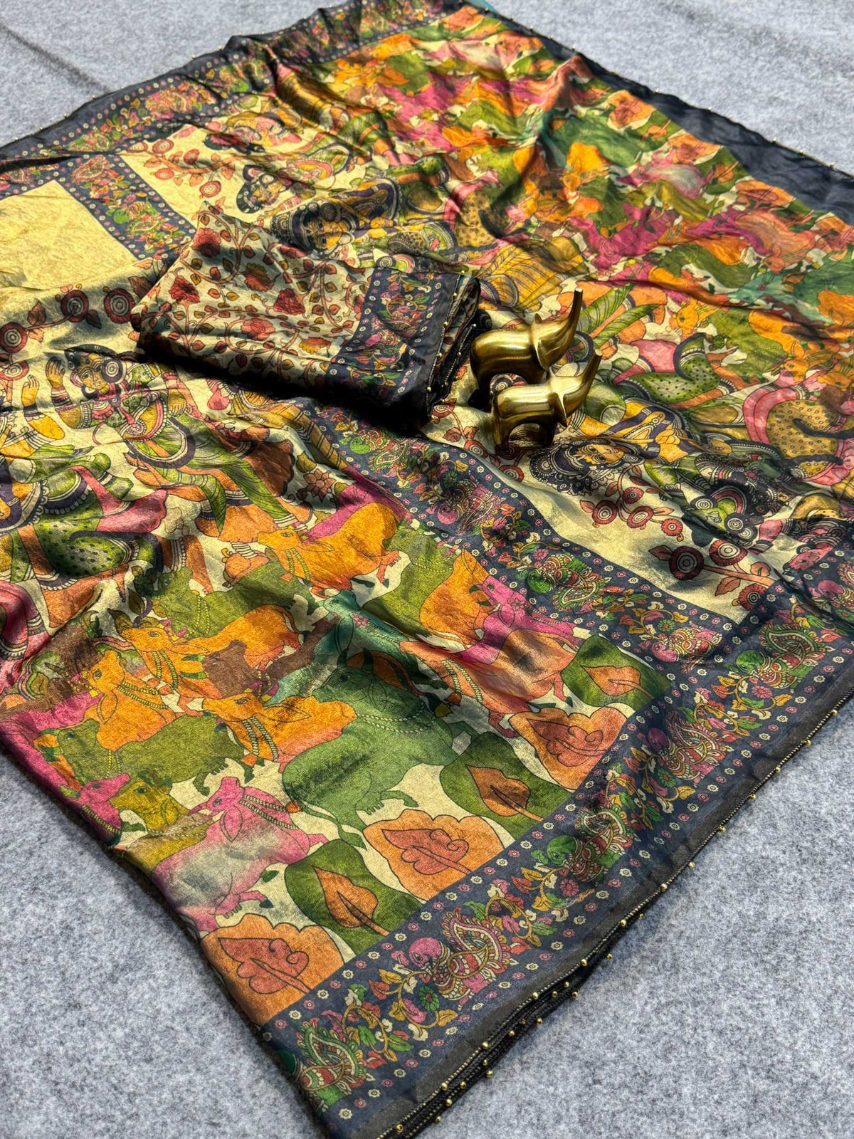 Space Silk Printed Saree