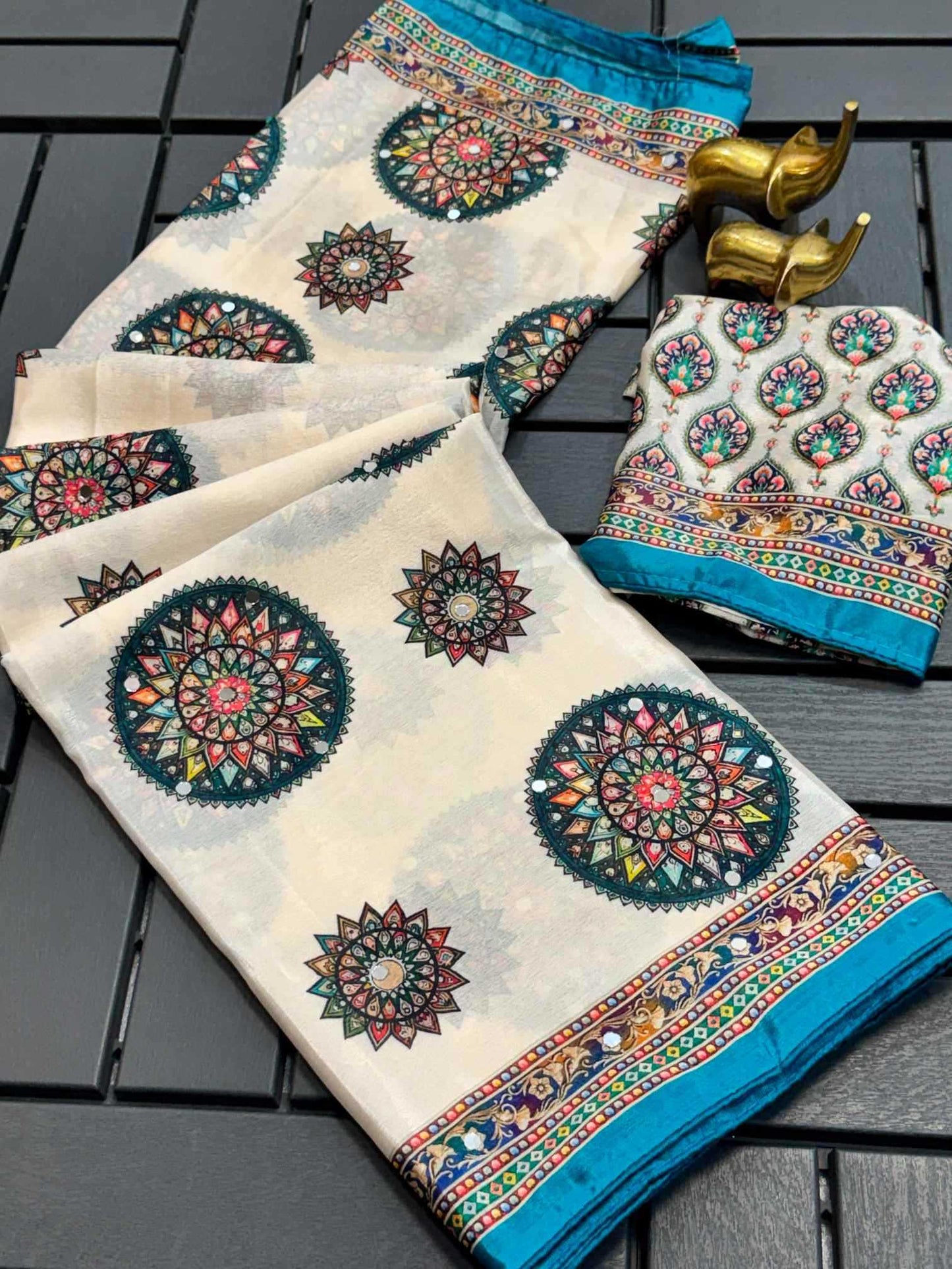 Chinon Designer Saree