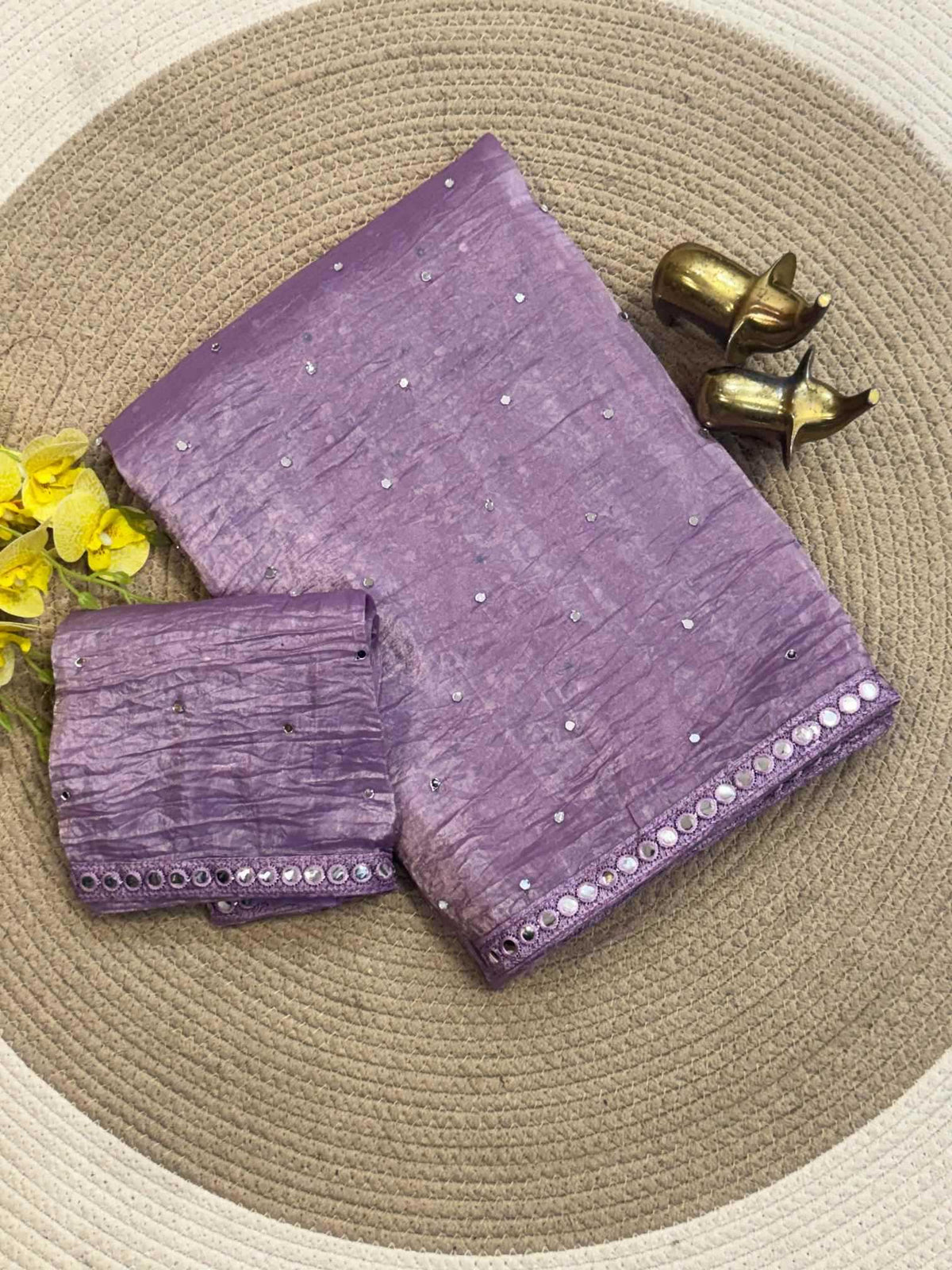 Kripa Crush Silk Traditional Saree