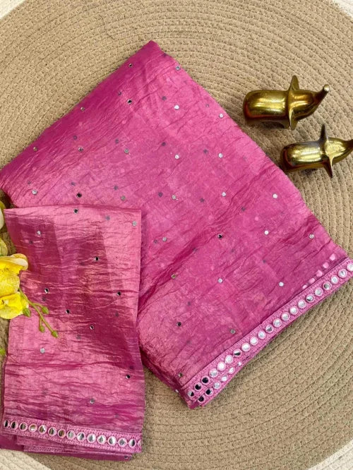 Kripa Crush Silk Traditional Saree