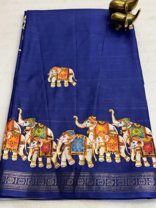 Kumud Pure Silk Printed Saree