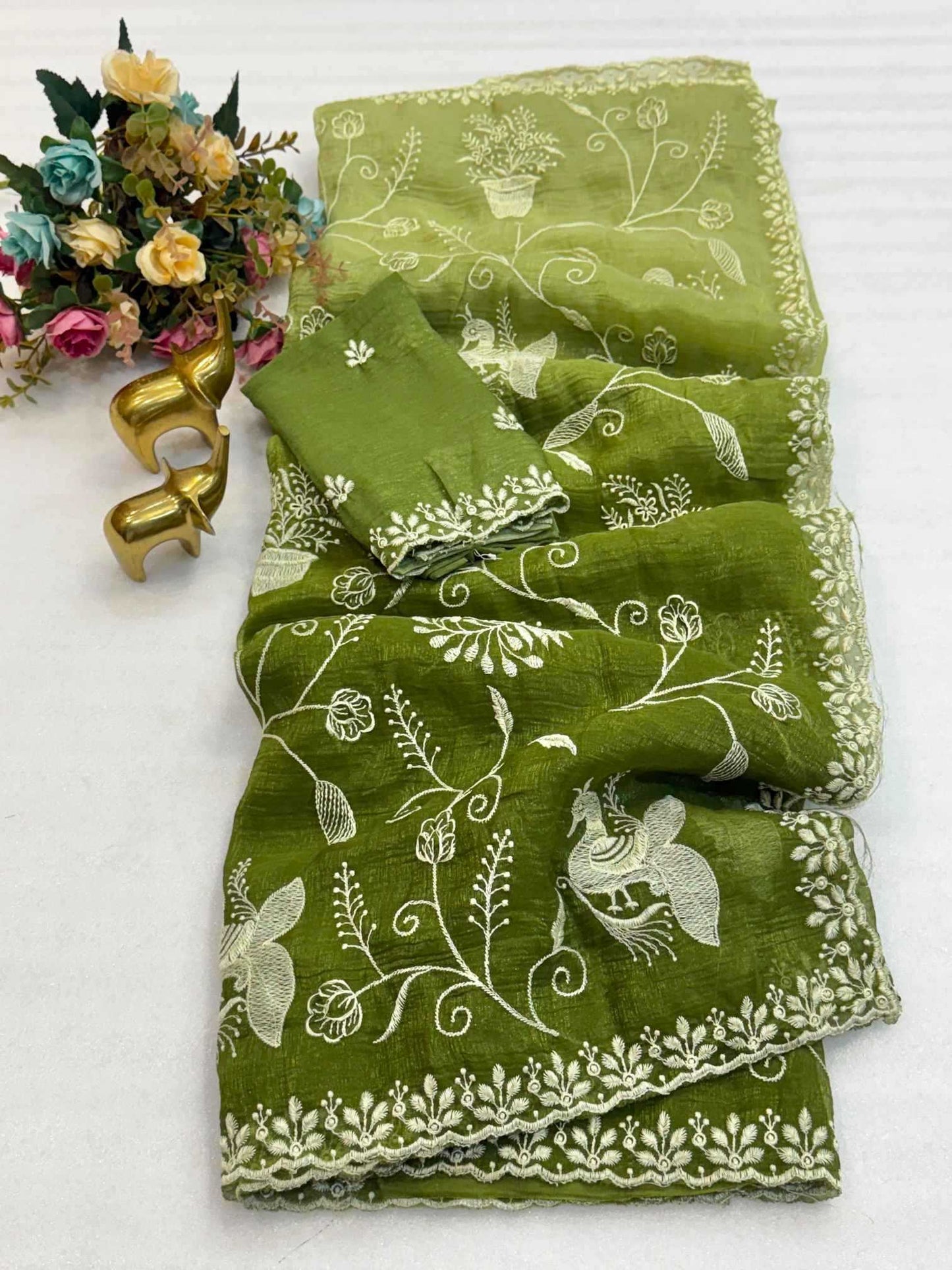 Crush Silk Soft Saree