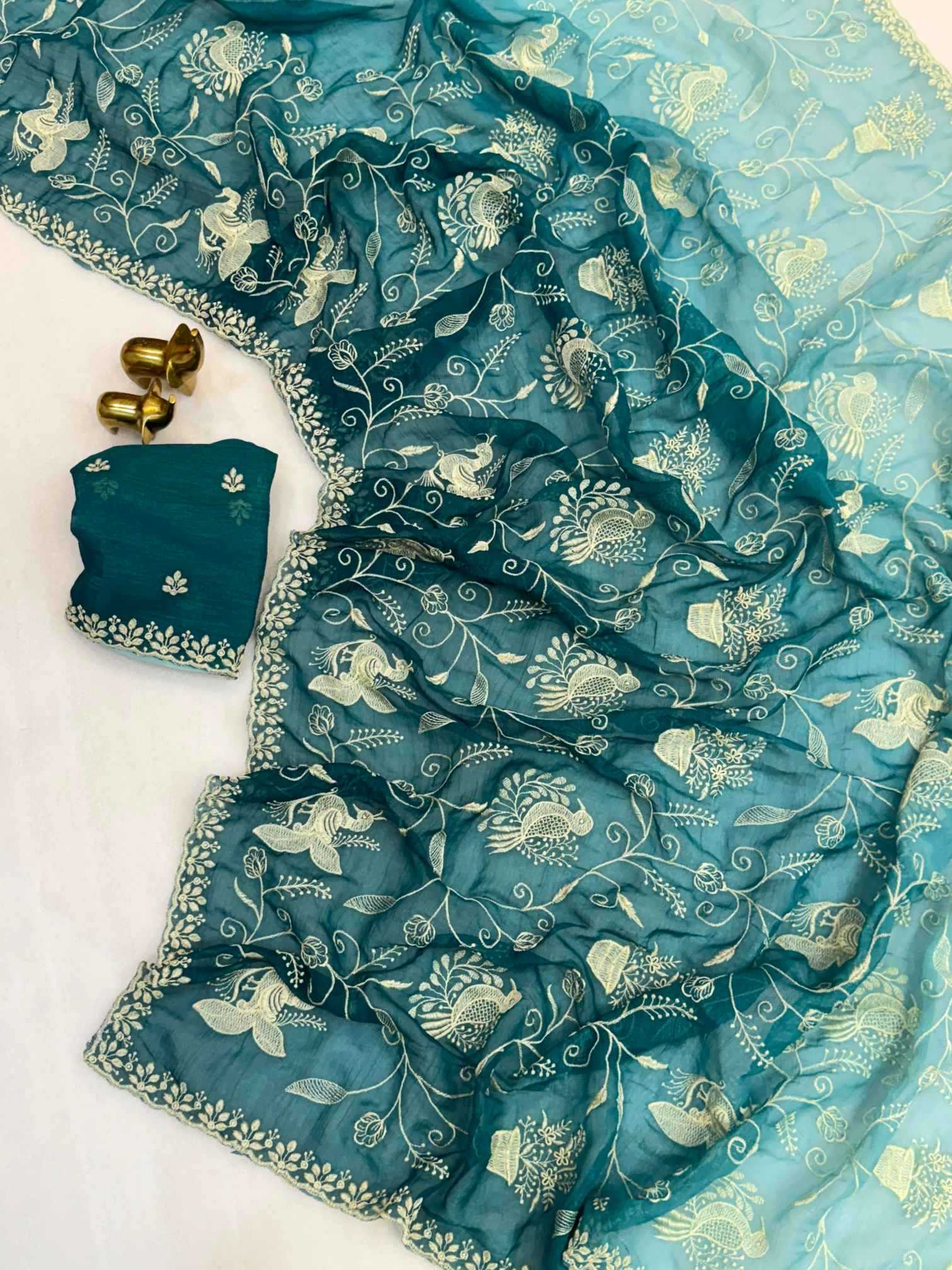 Crush Silk Soft Saree