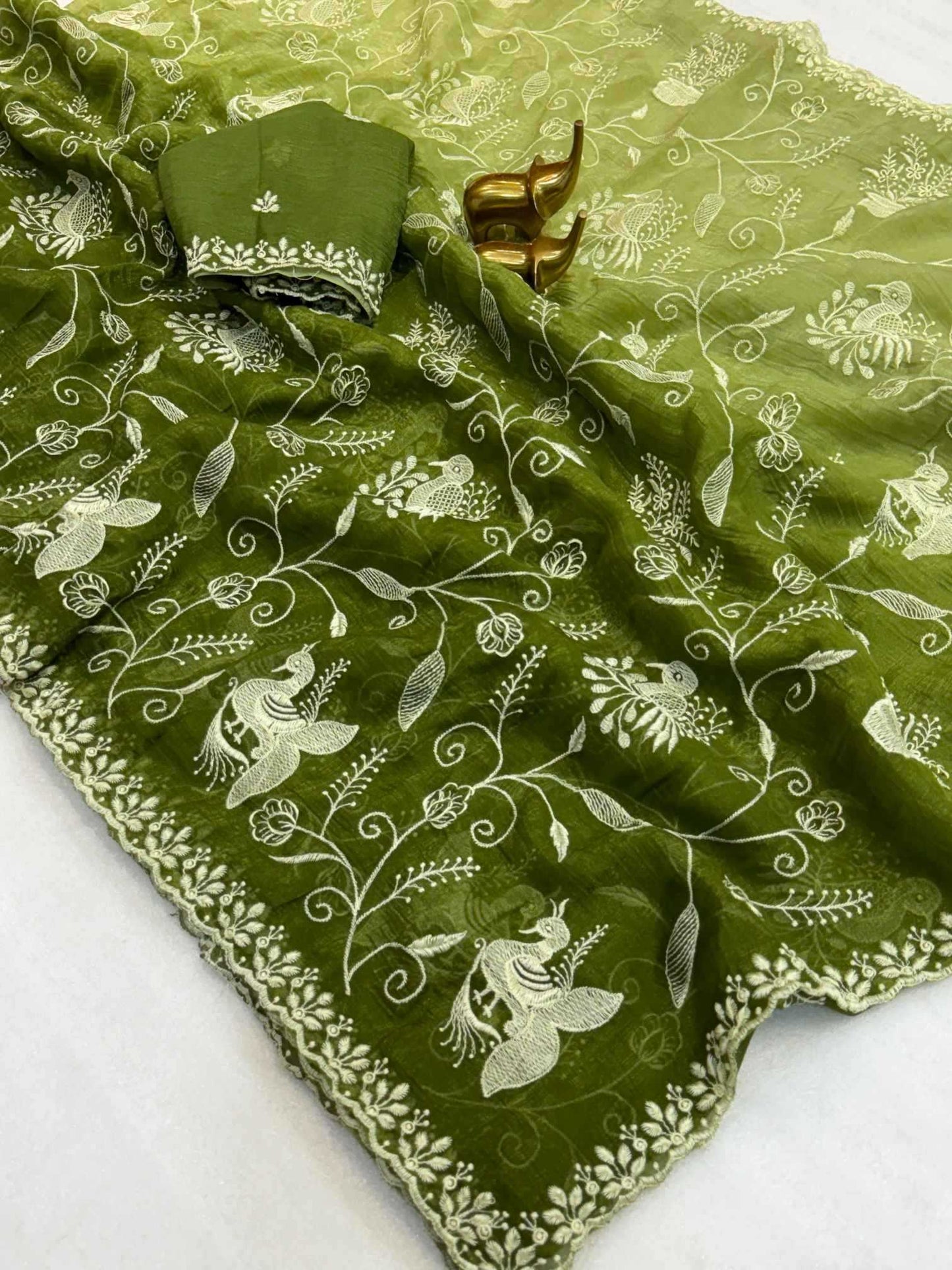 Crush Silk Soft Saree