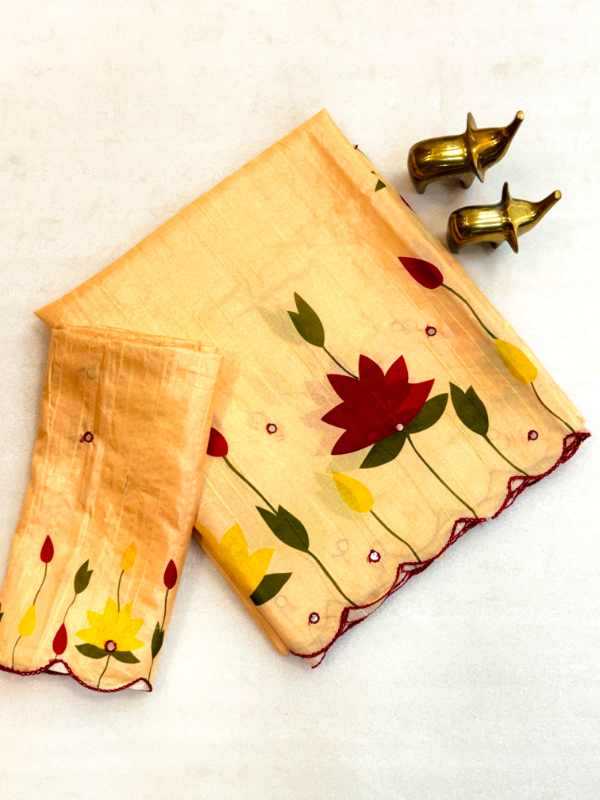 Tussar Silk Printed Saree