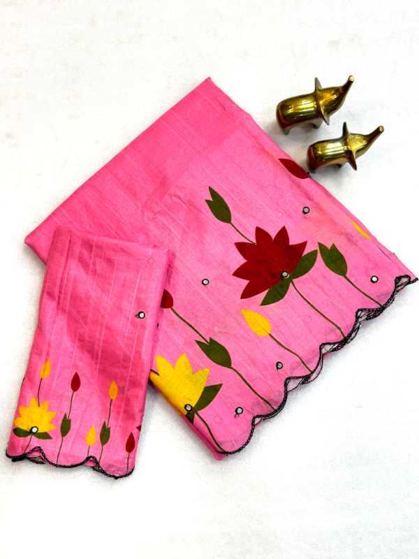 Tussar Silk Printed Saree