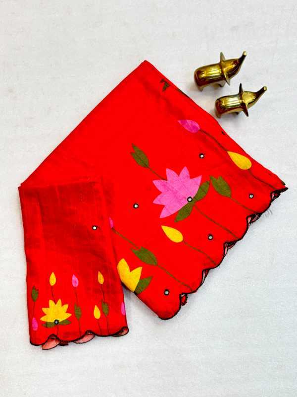 Tussar Silk Printed Saree