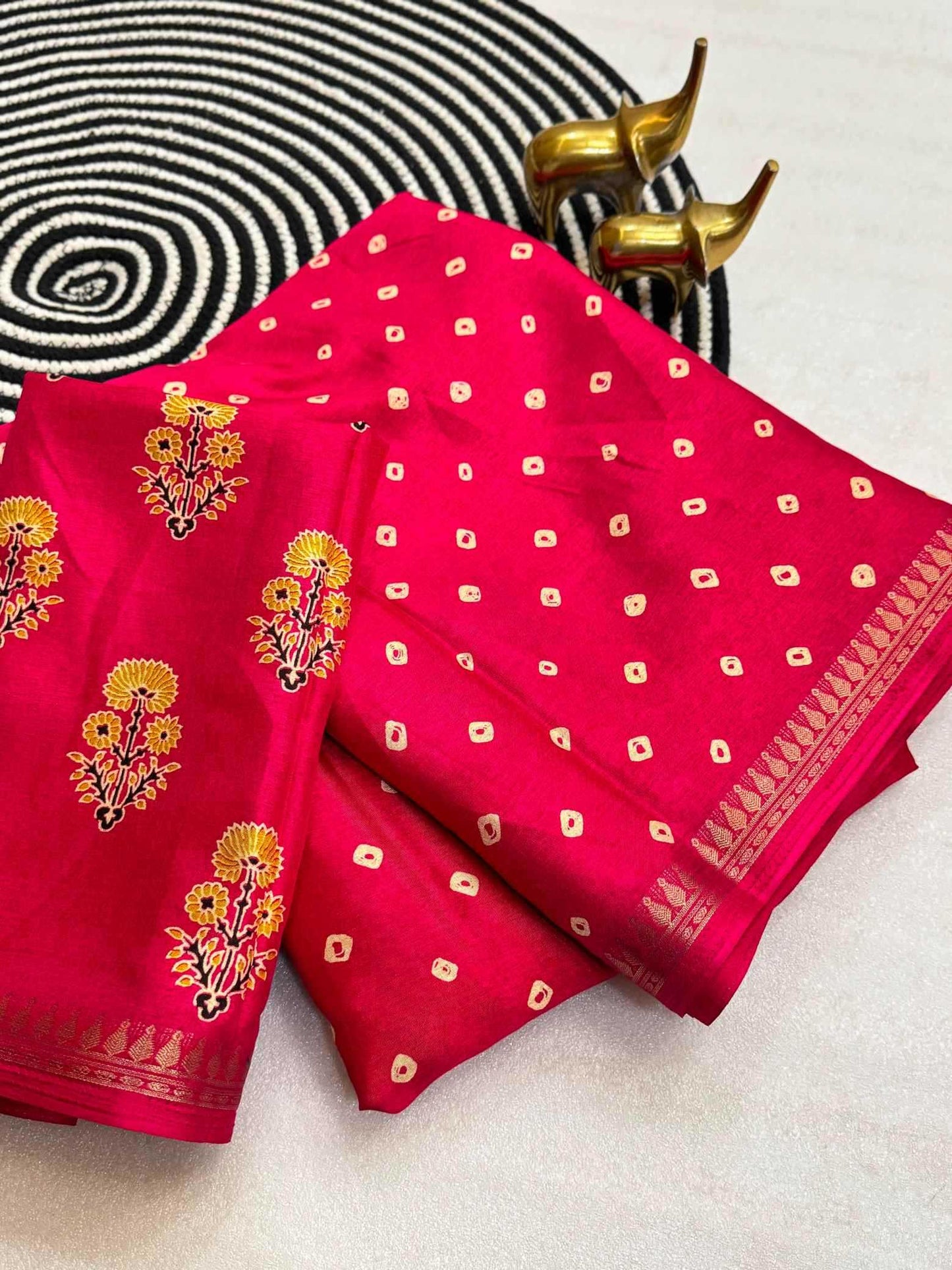 Printed Silk Saree