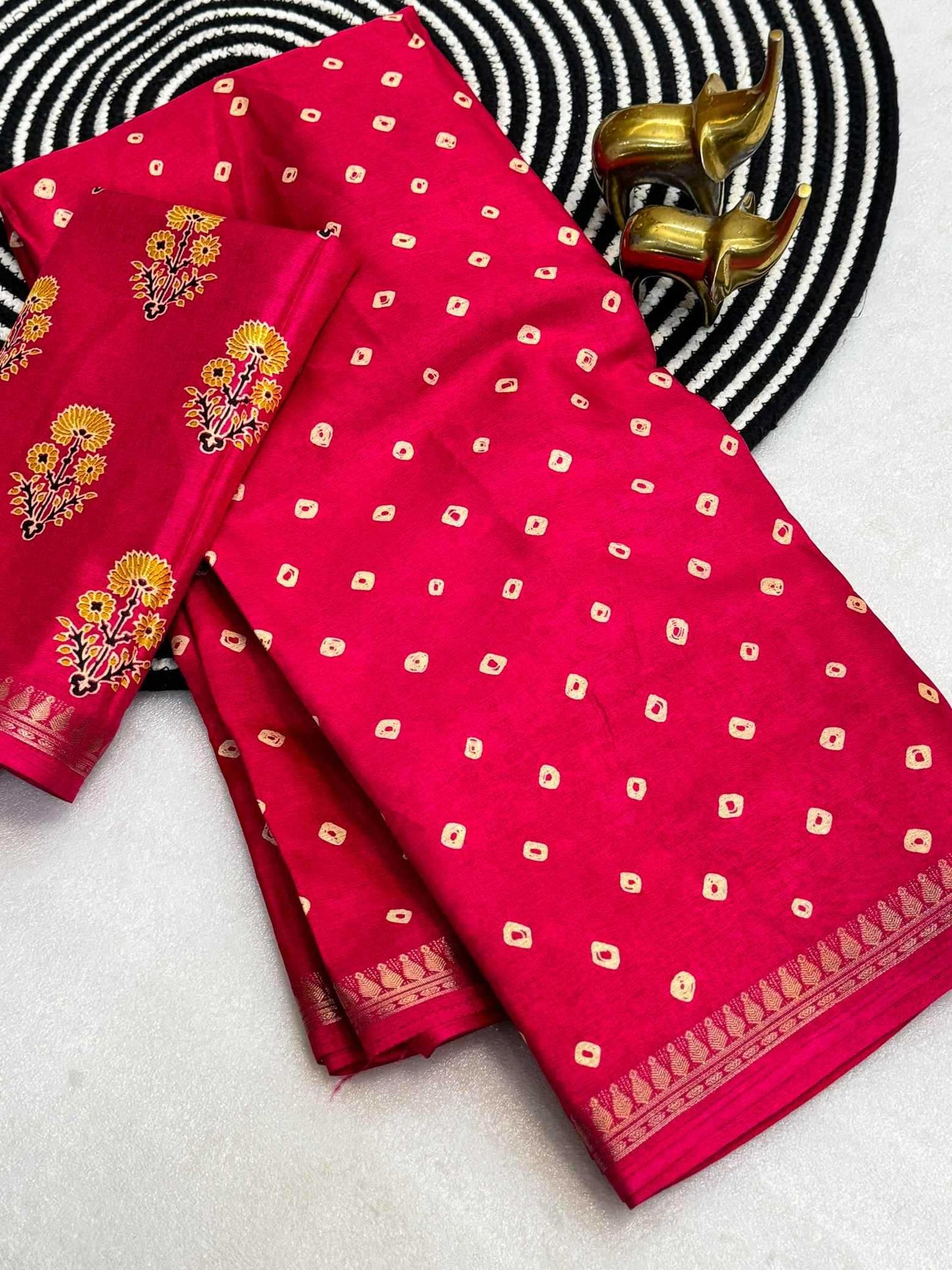 Printed Silk Saree