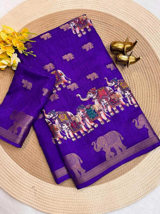 Soft Dola Designer Saree