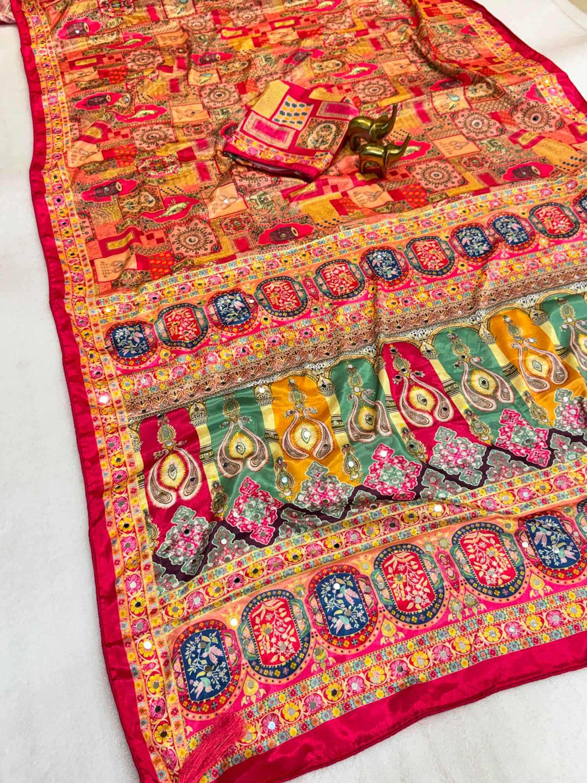 Chinon Designer Saree