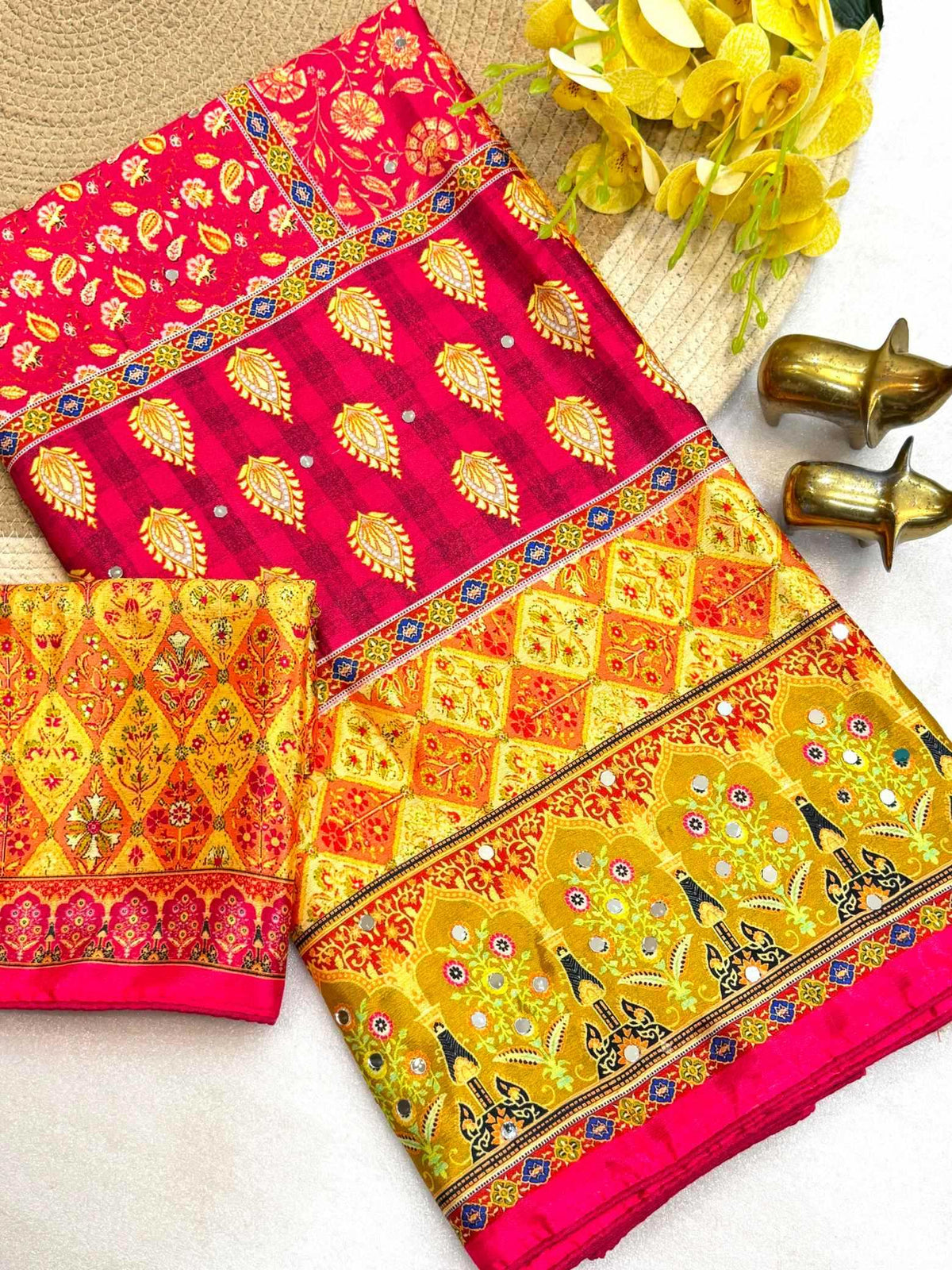 Chinon Designer Saree