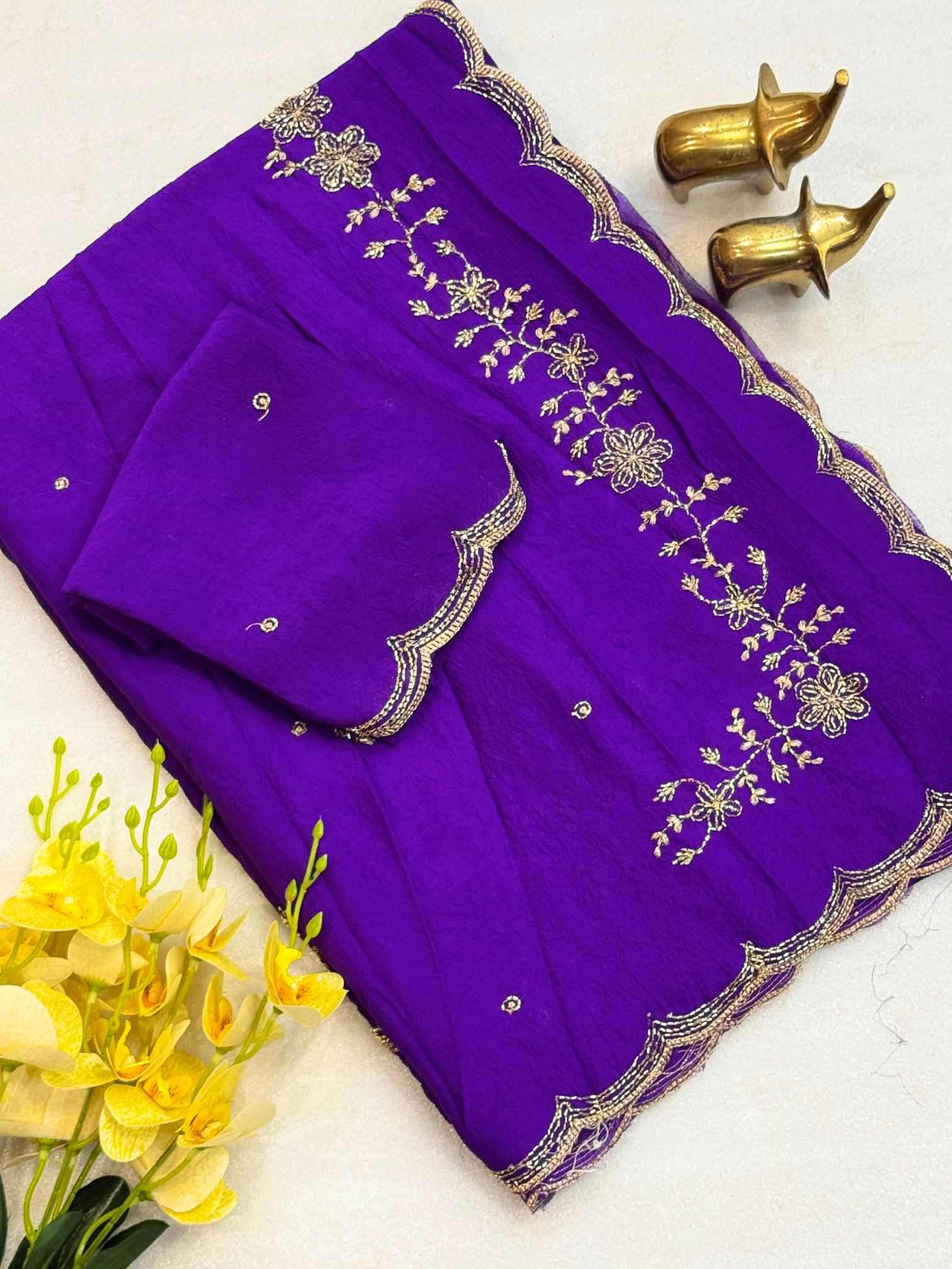 Crush Silk Soft Saree