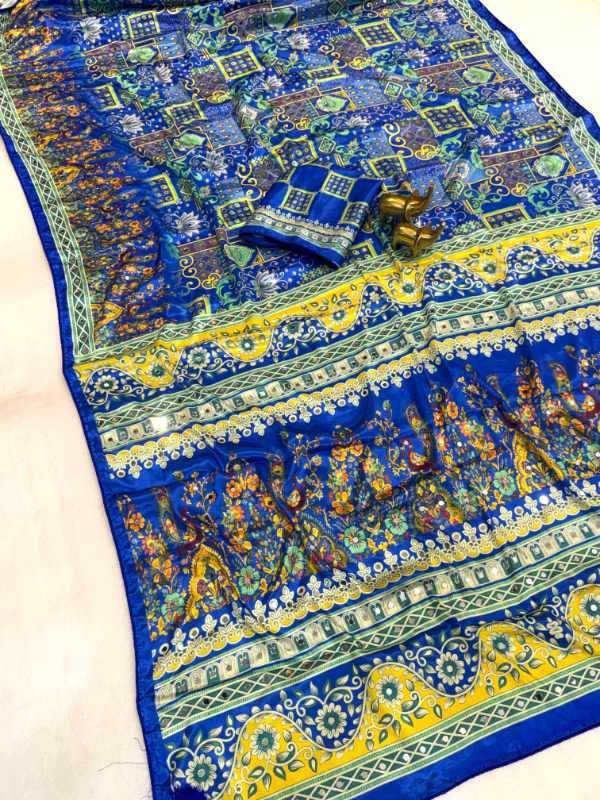 Chinon Printed Saree