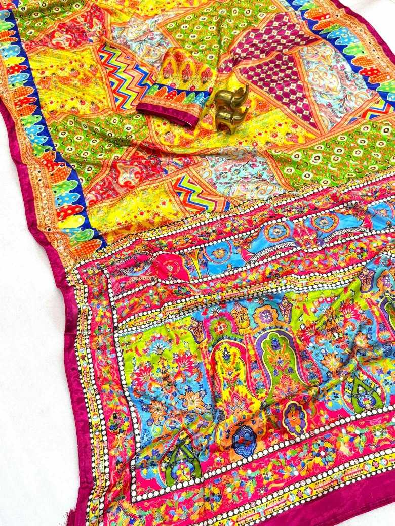 Chinon Printed Saree