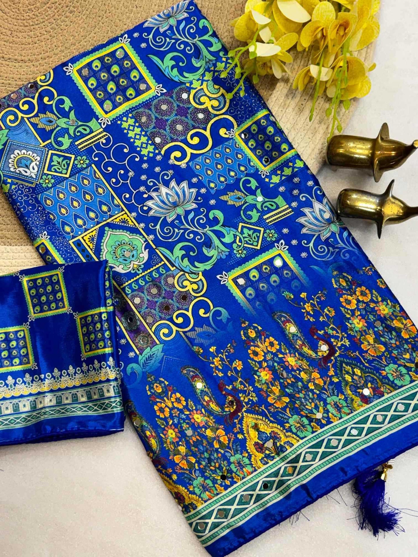 Chinon Printed Saree