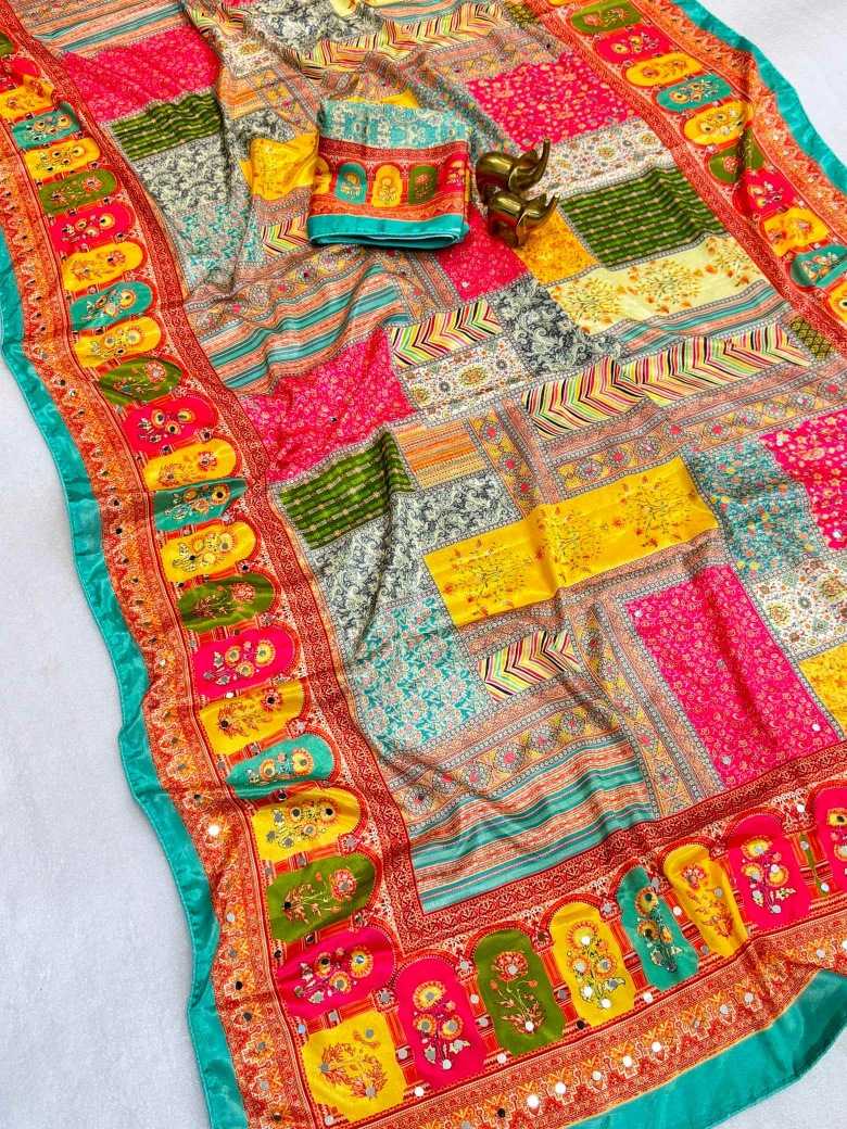 Chinon Printed Saree