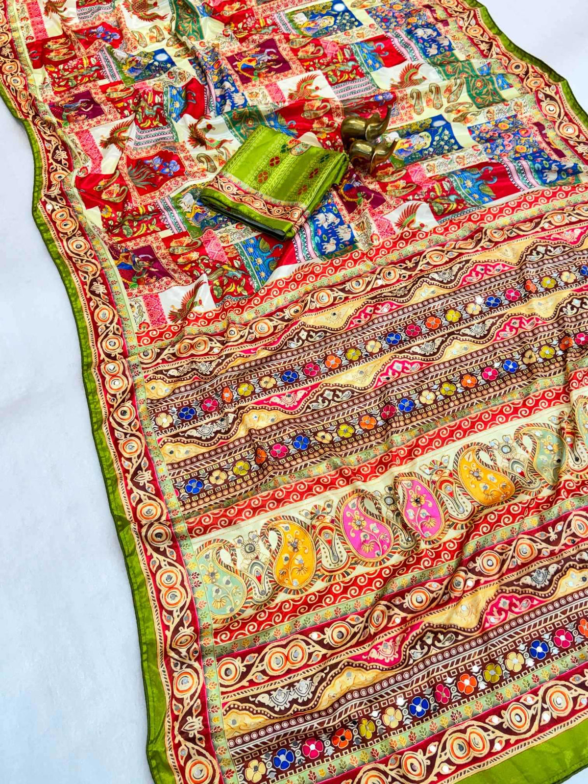 Chinon Printed Saree