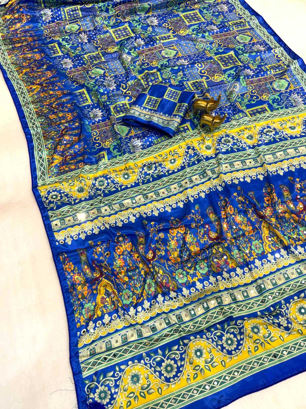 Chinon Printed Saree