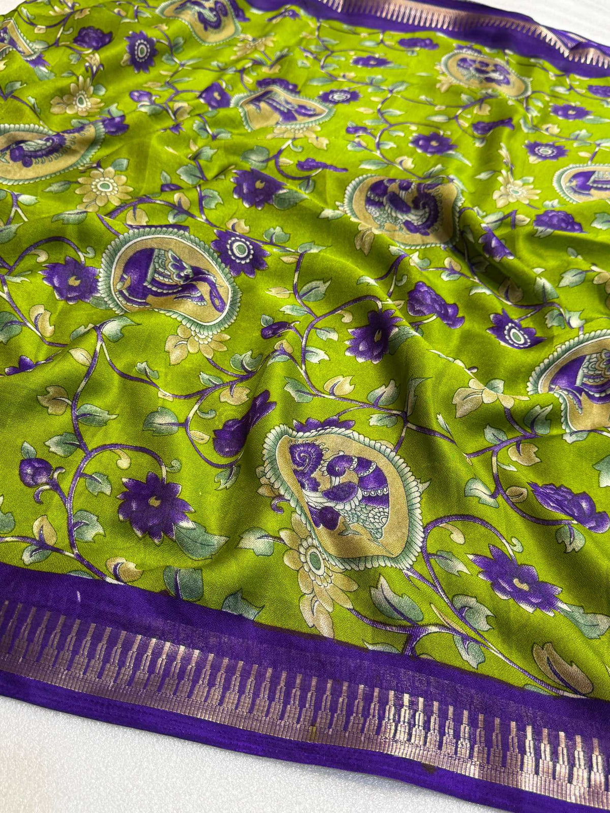 Niyati Dull Moss Party Wear Saree