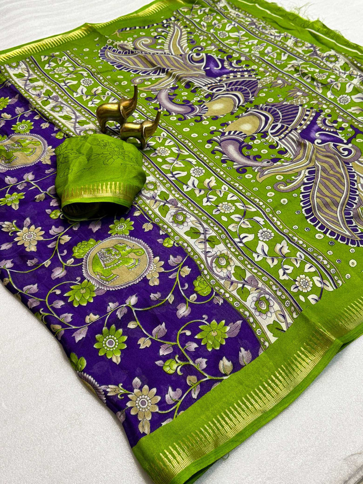 Niyati Dull Moss Party Wear Saree