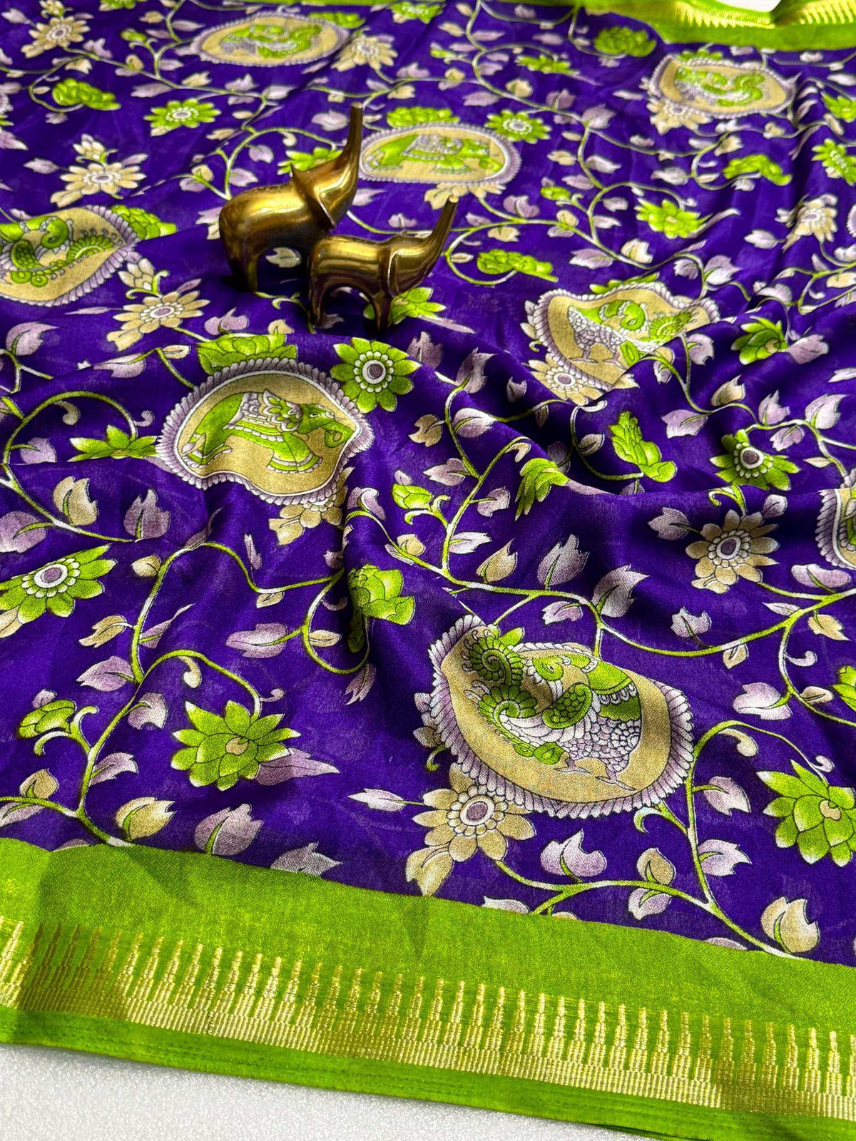 Niyati Dull Moss Party Wear Saree