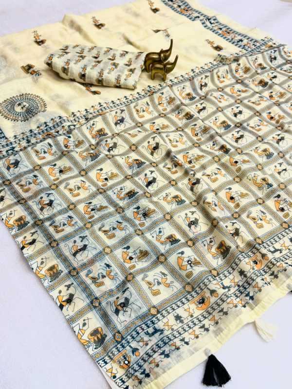 Cotton Printed Saree