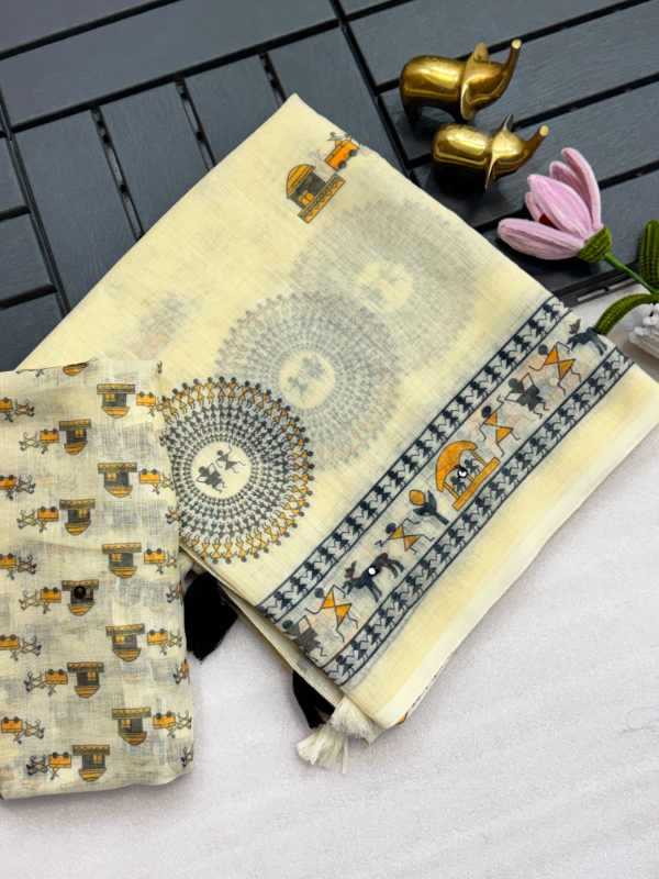 Cotton Printed Saree